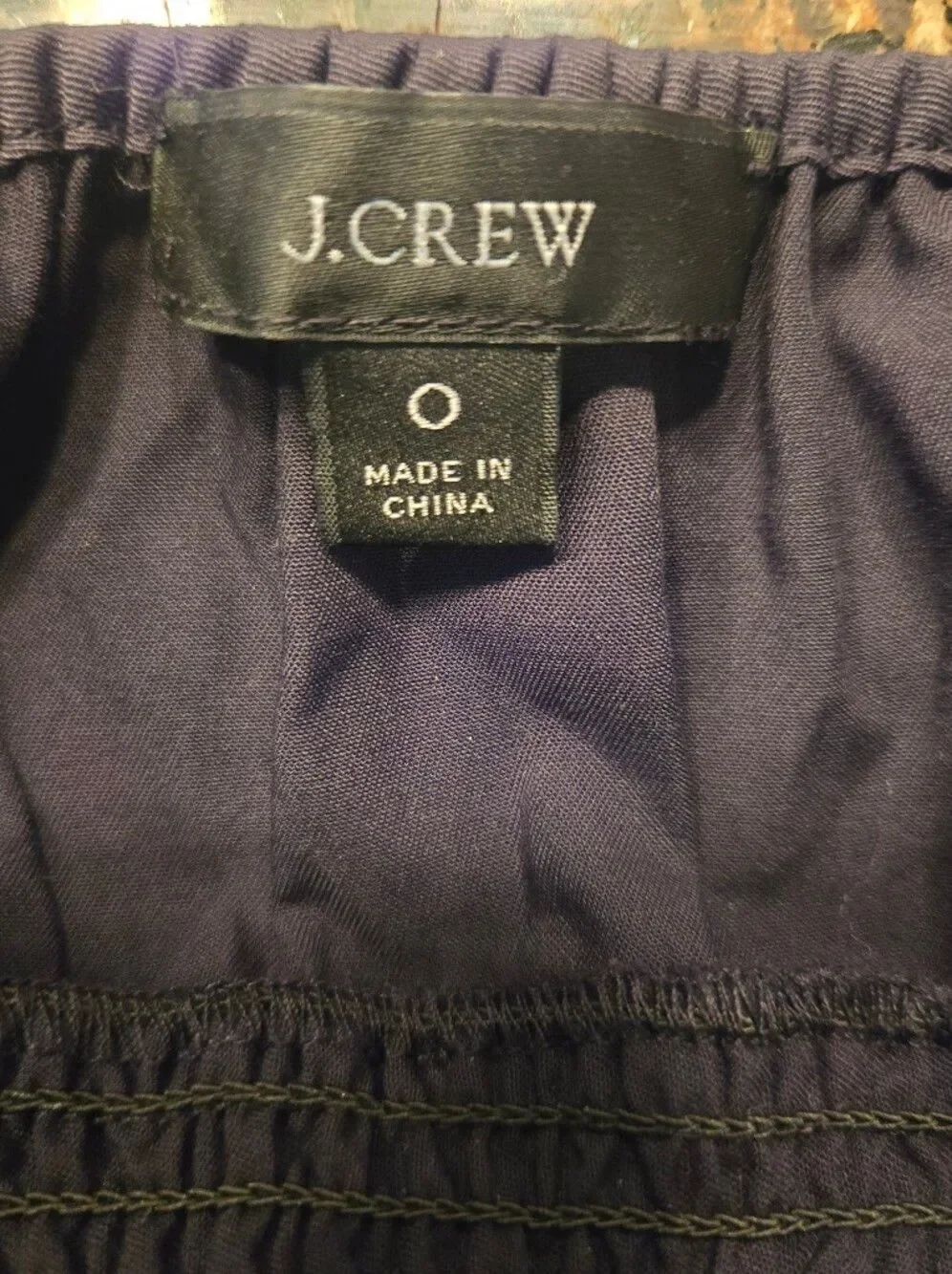 J Crew Black Pleated Midi Dress with Smocking And Spaghetti Straps Size 0 - Picture 13 of 15